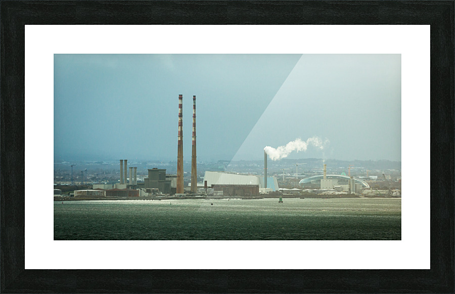 Poolbeg Chimneys Picture Frame print