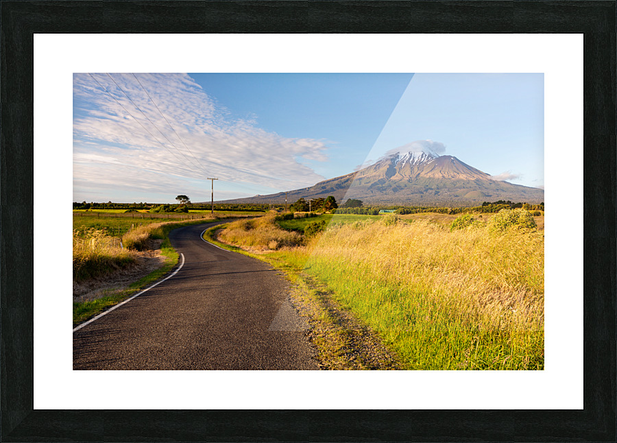 Mount Taranaki Picture Frame print