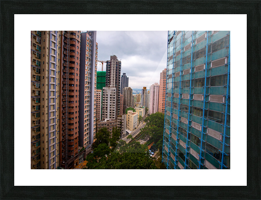 Hong Kong Picture Frame print