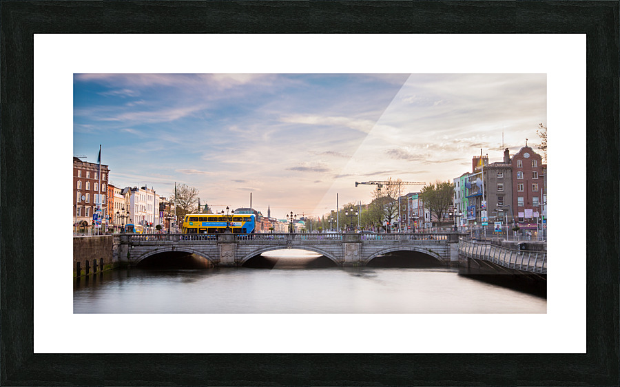 Dublins Fair City  Picture Frame print