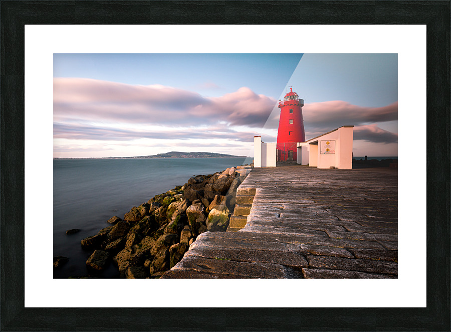 Poolbeg Lighthouse Dublin Picture Frame print