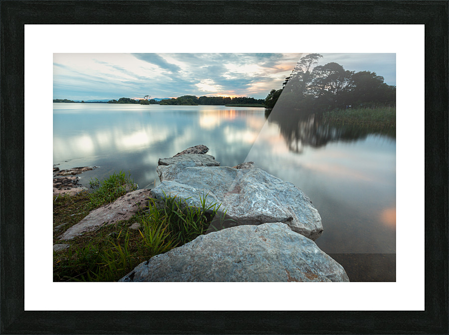 Killarney Lakes Sunset Picture Frame print