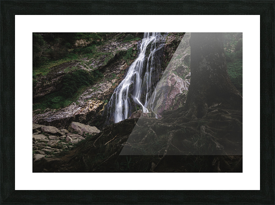 Powerscourt Waterfall Picture Frame print