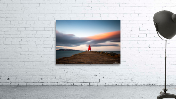 Poolbeg Lighthouse Sunset Dublin Wall Preview