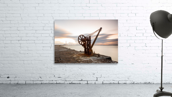 Poolbeg Crane Sunset Dublin Wall Preview