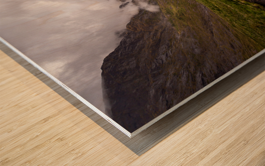 Fiordland Valley Wood print