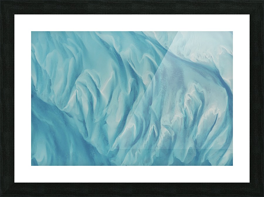 Blue Water Picture Frame print