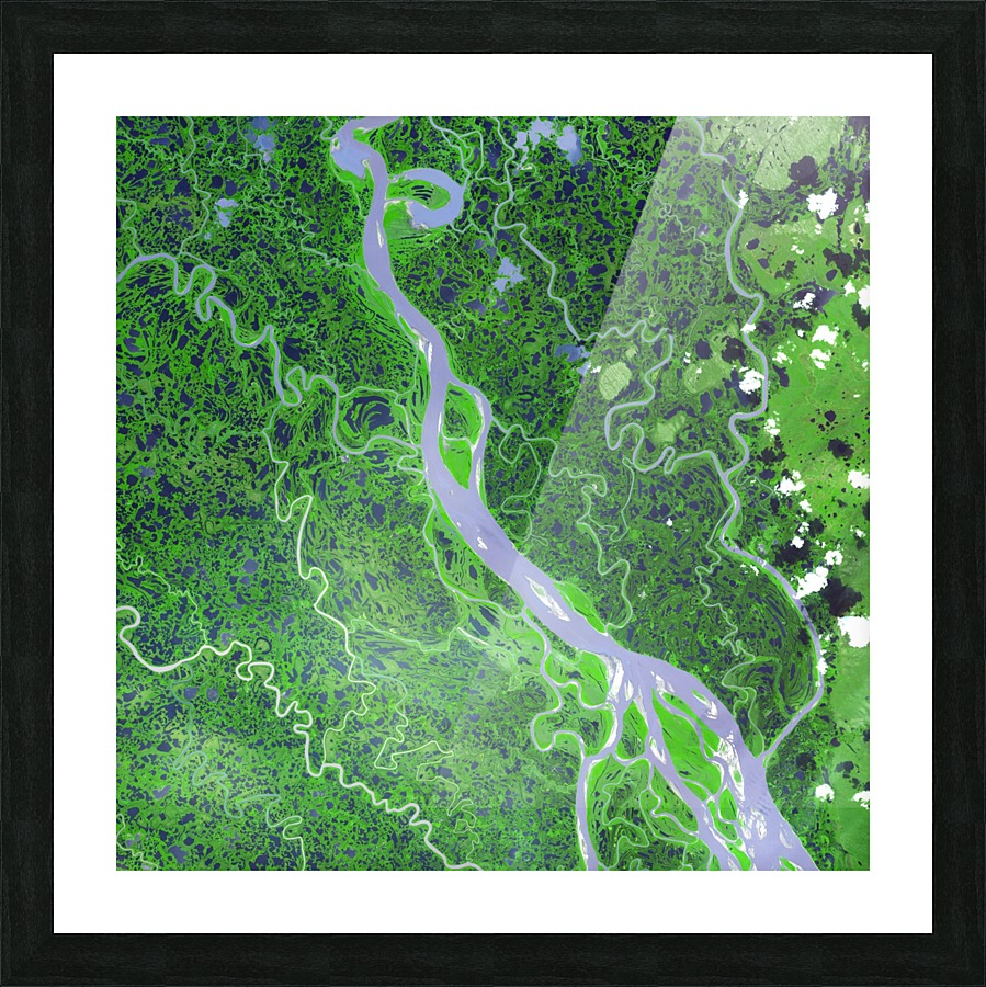 Mackenzie River Picture Frame print