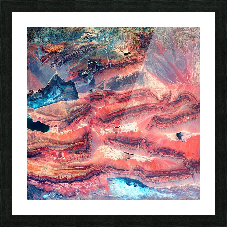 Faults in China Picture Frame print