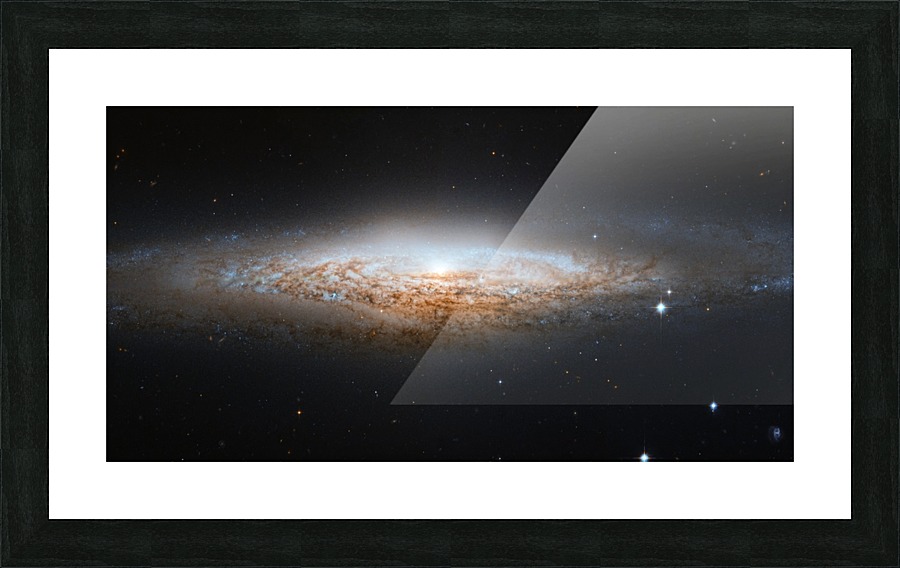 UFO Galaxy Picture Frame print