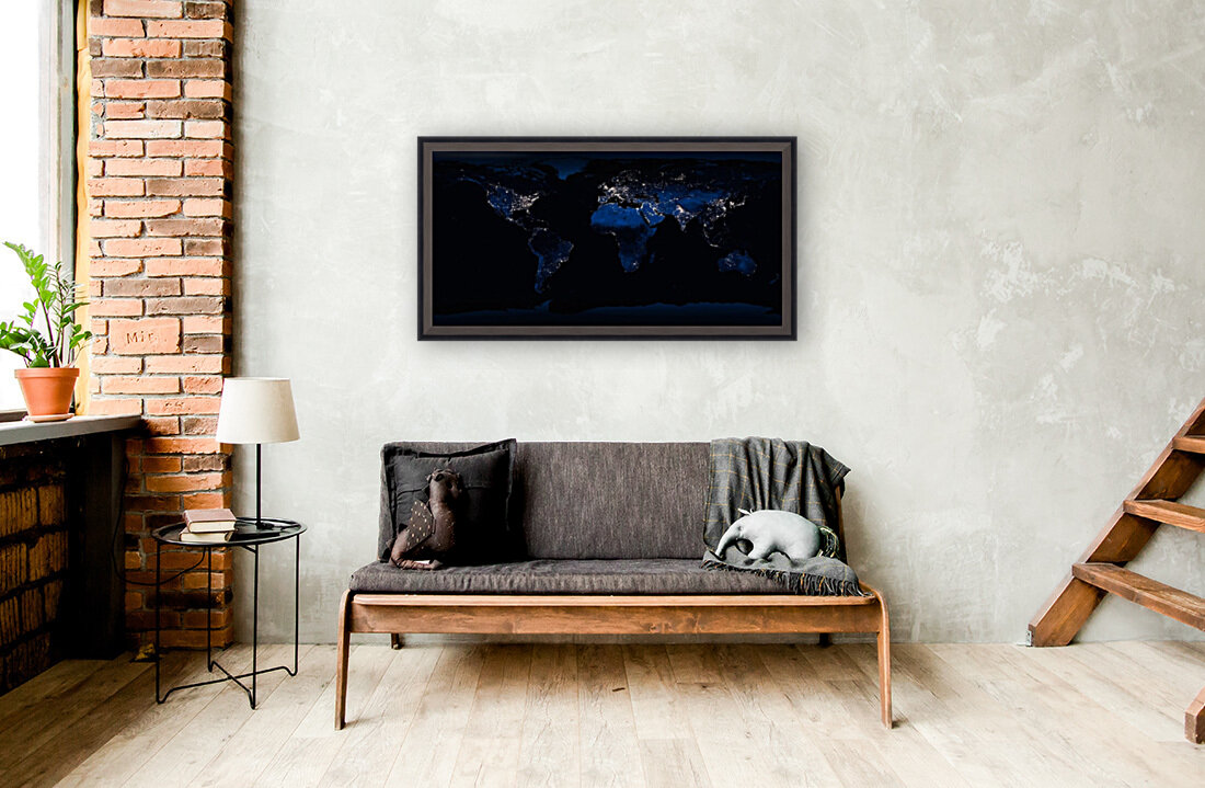 Earths Lights Reproduction