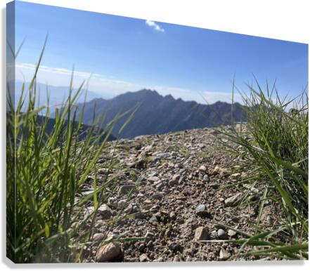 Mountain tops Canvas Print