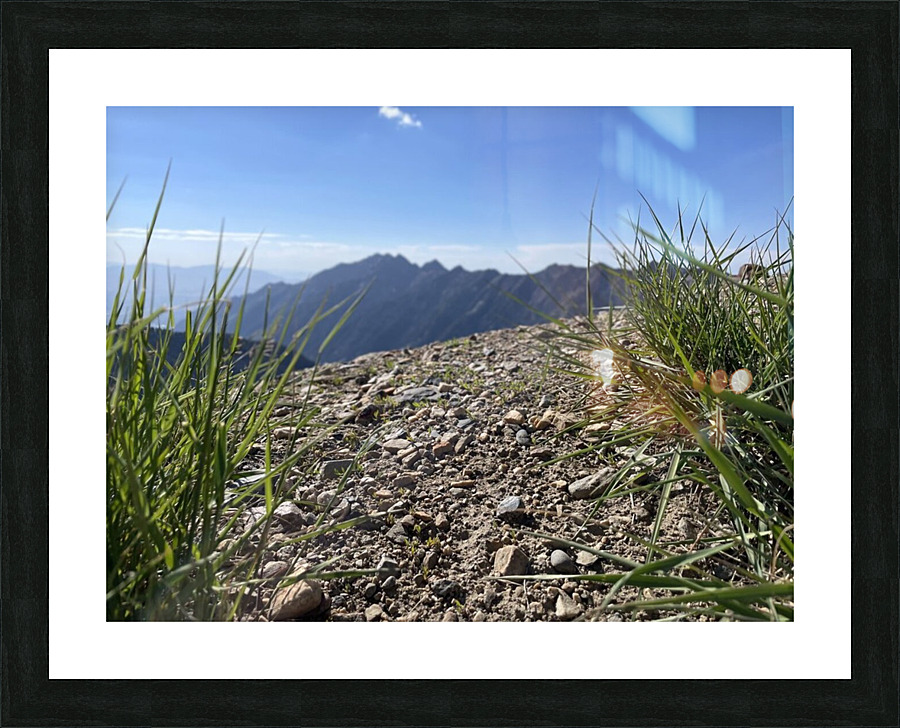 Mountain tops Picture Frame print