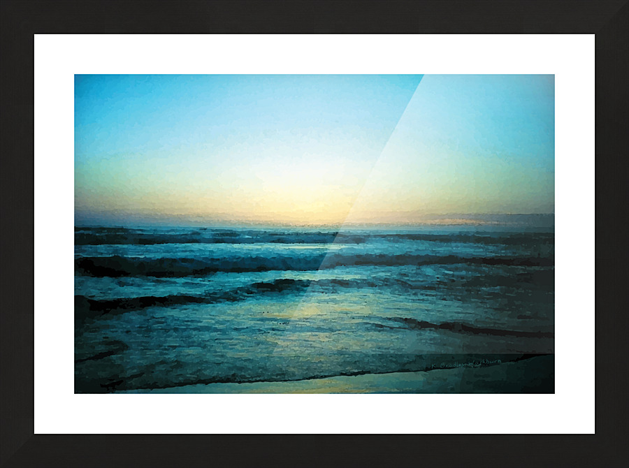 Sunset at Salmon Creek Picture Frame print