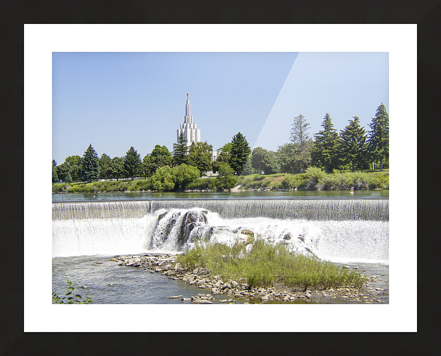 Idaho Falls Temple Picture Frame print