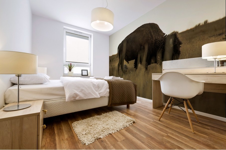Buffalo Mural print