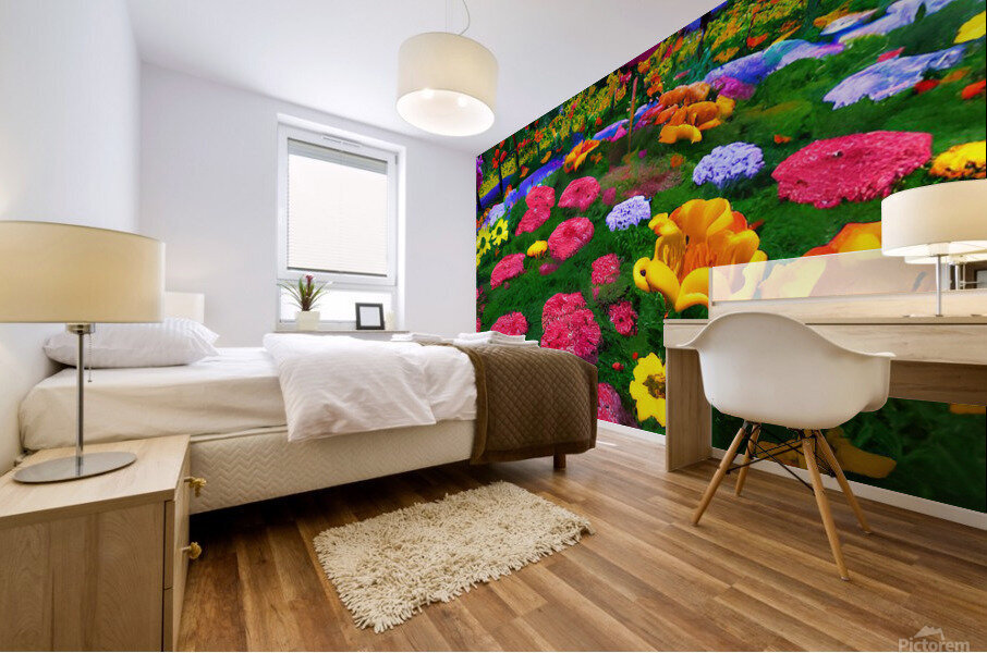 Flower garden Painting Mural print