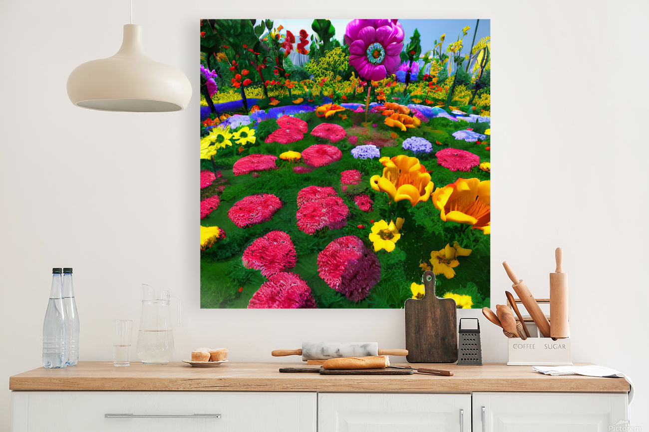 Flower garden Painting Reproduction