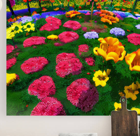 Flower garden Painting Reproduction