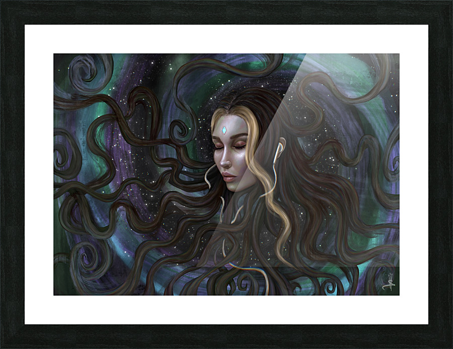 Hair Waves Picture Frame print