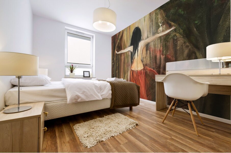 The Mirror Mural print