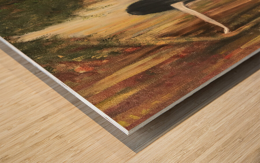 The Mirror Wood print