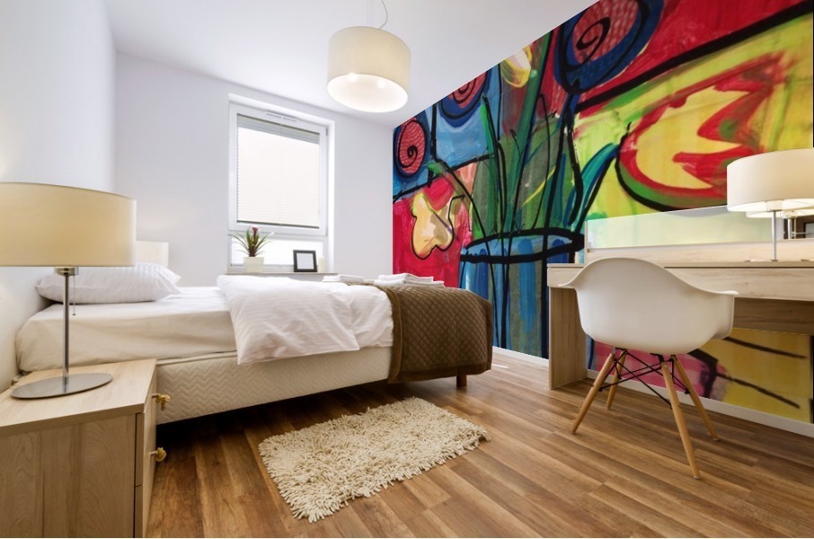 Bouquet Mural print