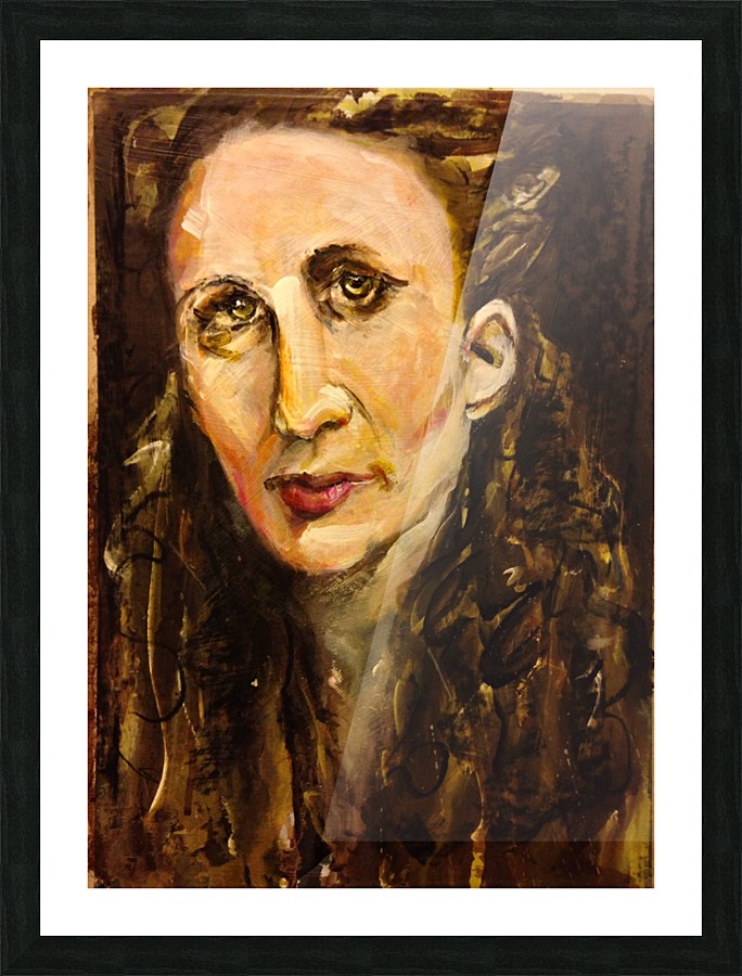 self portrait Picture Frame print