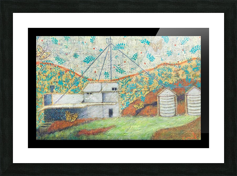 The Old Mill Picture Frame print