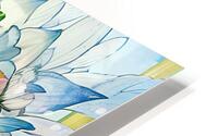 Fleur azure HD Metal print