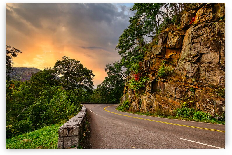 Sunset Curve in Smoky Mountain National Park by Judy Vincent Photography
