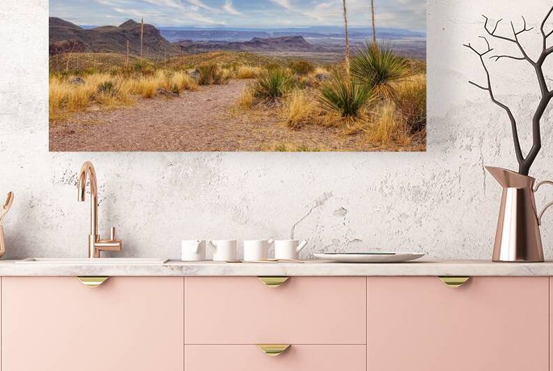 Desert View in Big Bend National Park by Judy Vincent Photography