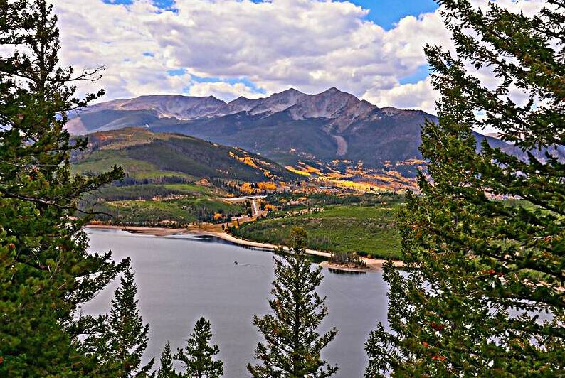 Fall at Sapphire Point 1 by Judy Vincent Photography