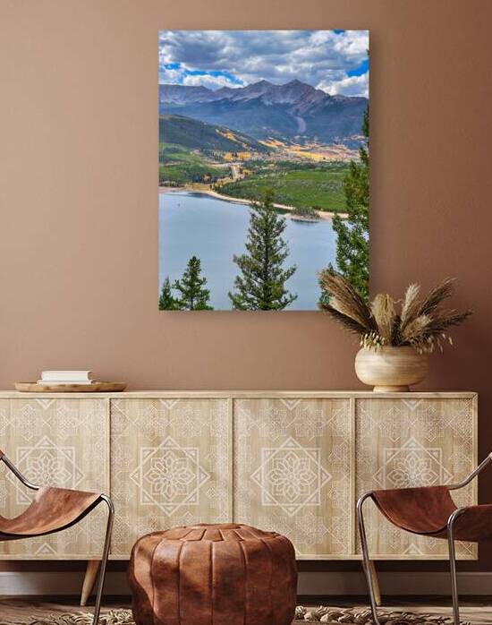 Fall at Sapphire Point Vertical by Judy Vincent Photography