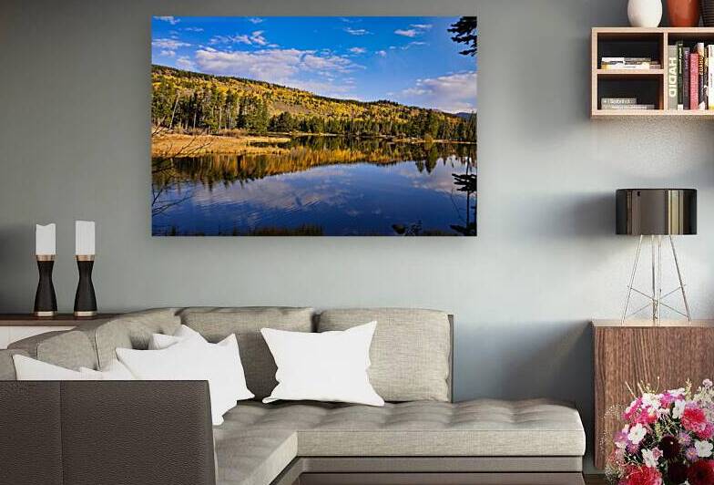 Fall Reflections at Sprague Lake by Judy Vincent Photography