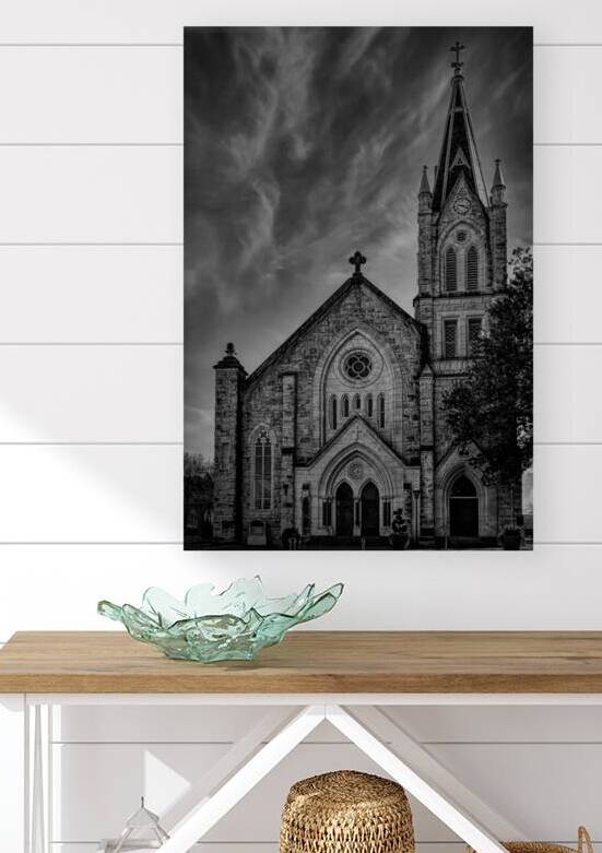 St Marys Church Black and White by Judy Vincent Photography