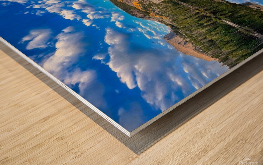 Fall Reflections   Bear Lake 1 Wood print