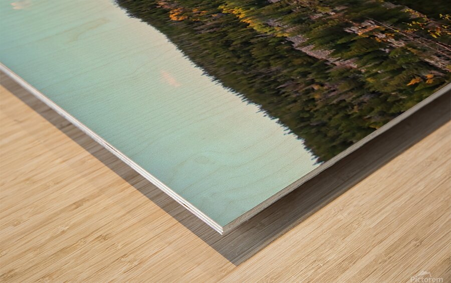 Fall Reflections   Bear Lake 2 Wood print