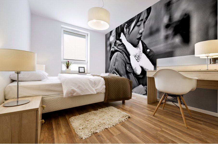 Warm Winter Messaging Mural print