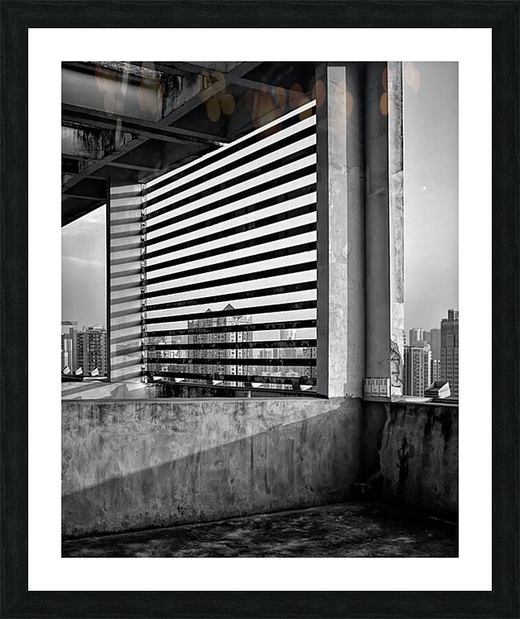 Rooftop Noir Picture Frame print