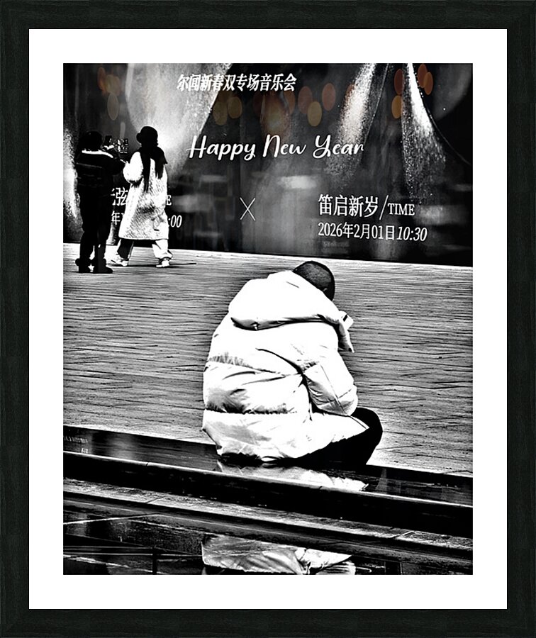 Another Year Alone Picture Frame print