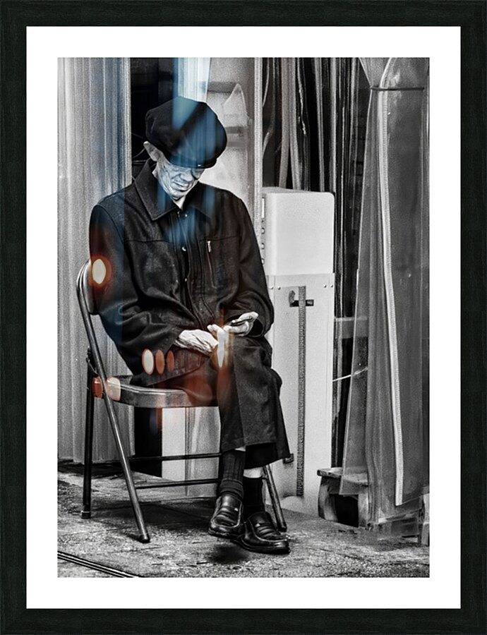 Sharp Dressed Man Picture Frame print