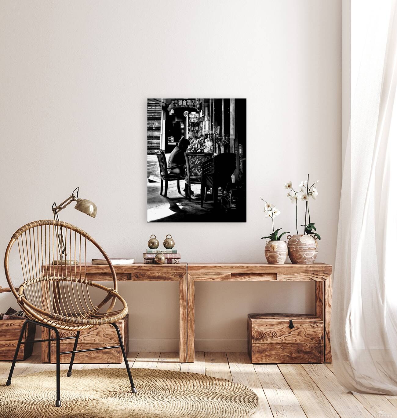 Crushed Black Cafe Reproduction