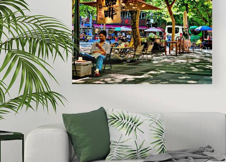 Coolin on  Yu Lin Street : The Chengdu Lifestyle by Timothy Kieper