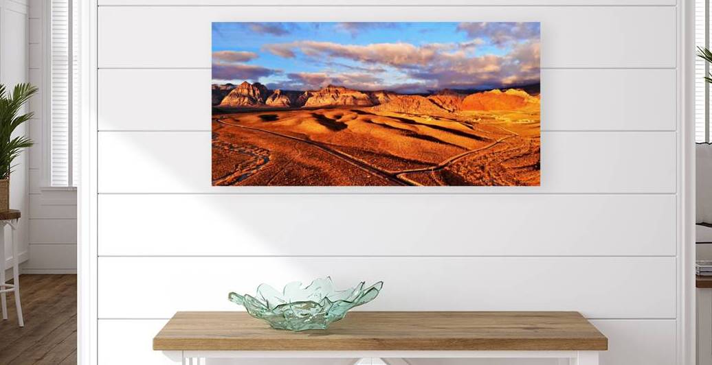 LIMITED EDITION of 10 : Golden Jour Over Red Rock by Timothy Kieper