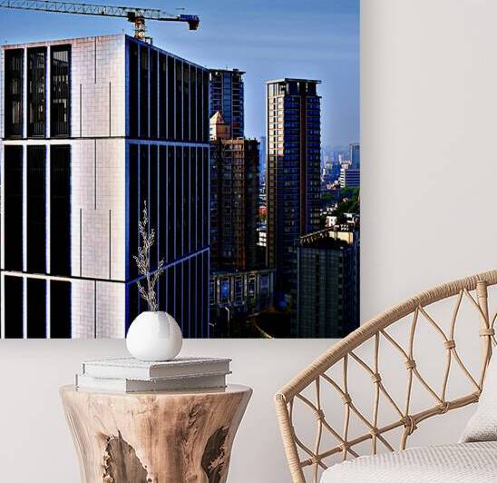 Skyline and Highrise Under Construction by Timothy Kieper