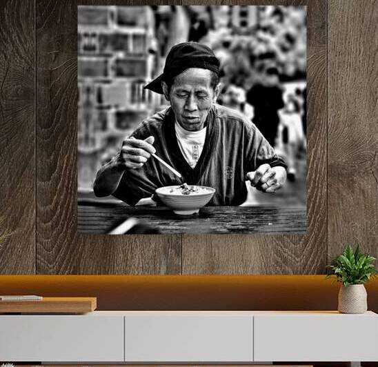 Asian Noir : Lunch in Happy Solitude by Timothy Kieper