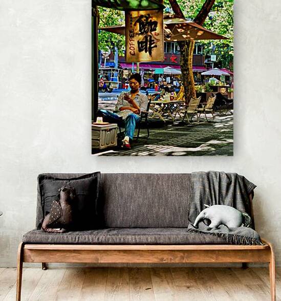 Yulin Street : Beneath the Cafe Canopy by Timothy Kieper