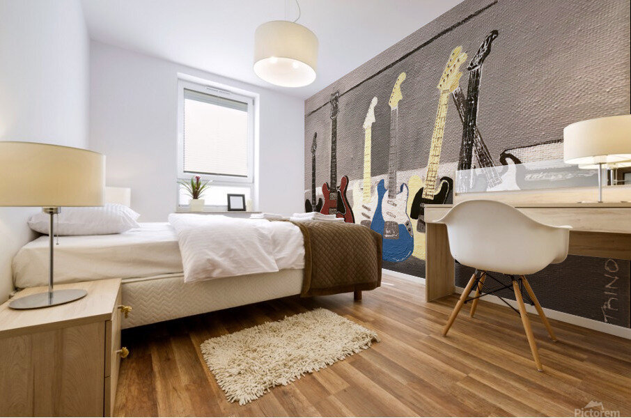 Keefs Guitars Mural print