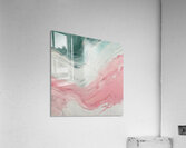 Green and Pink Marble Acrylic Print